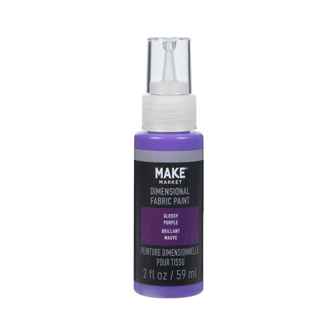 12 Pack: Glossy Dimensional Fabric Paint by Make Market®